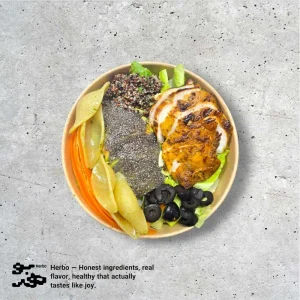 سالاد مرغ و دانه چیا